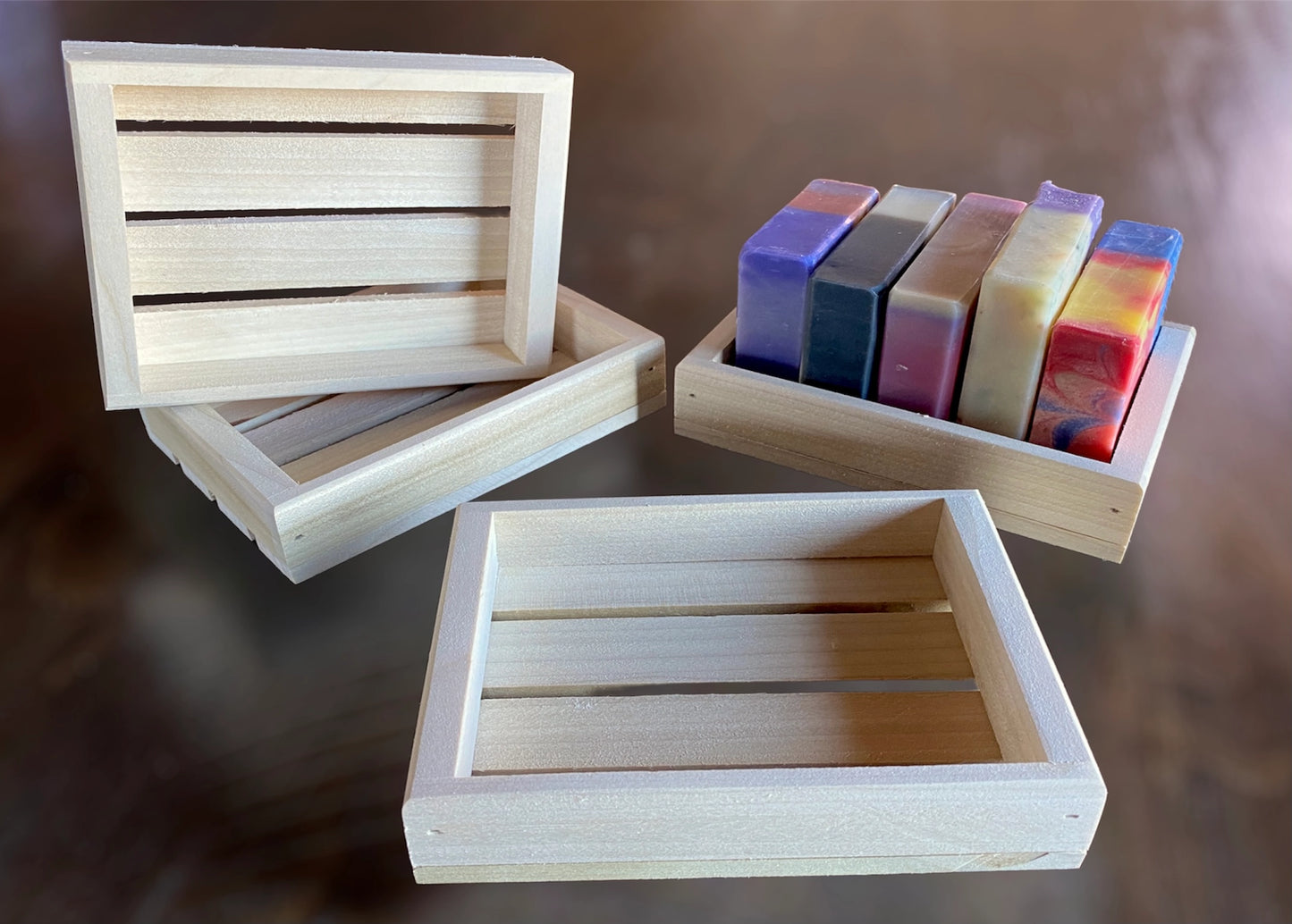 Natural Wood Gift Tray