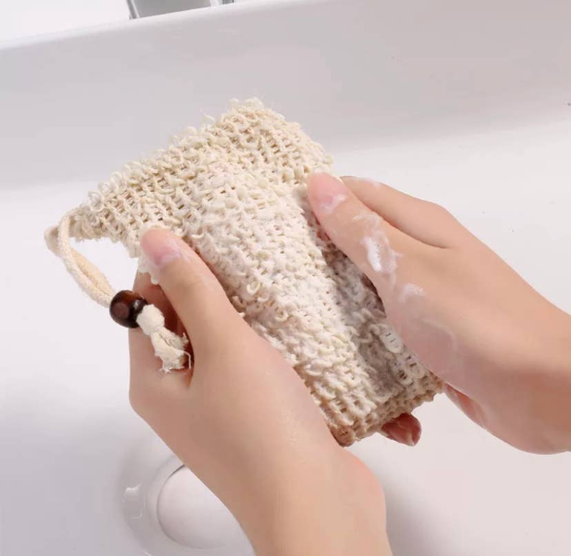 10 ct natural plant based sisal soap saver pouches