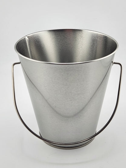 Bucket - Silver aluminum