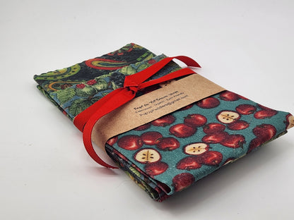 Beeswax Wraps - 3 Flat Sheets of 3 Sizes