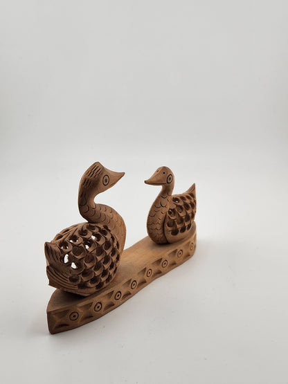 Wooden Figurine - Ducks