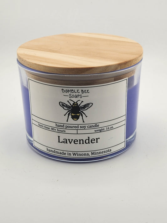 Candle 100% Soy Wax - 16oz