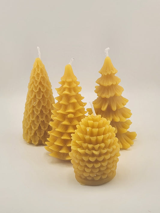 Beeswax Candle - Pine Cone