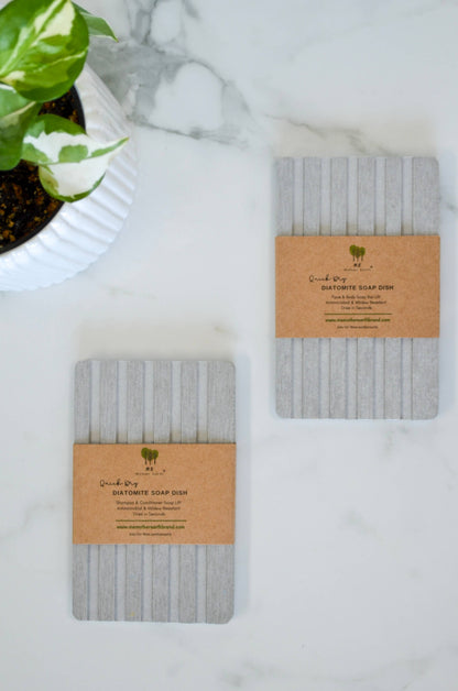 Quick-Dry Diatomite Soap Dish