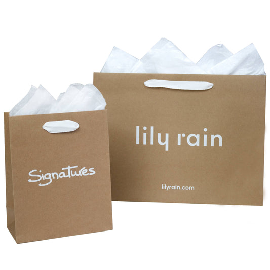 Manhattan Kraft Shopping Bags