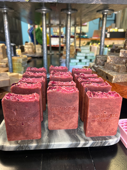 Rose & Roman Chamomile - Natural Handmade Soap