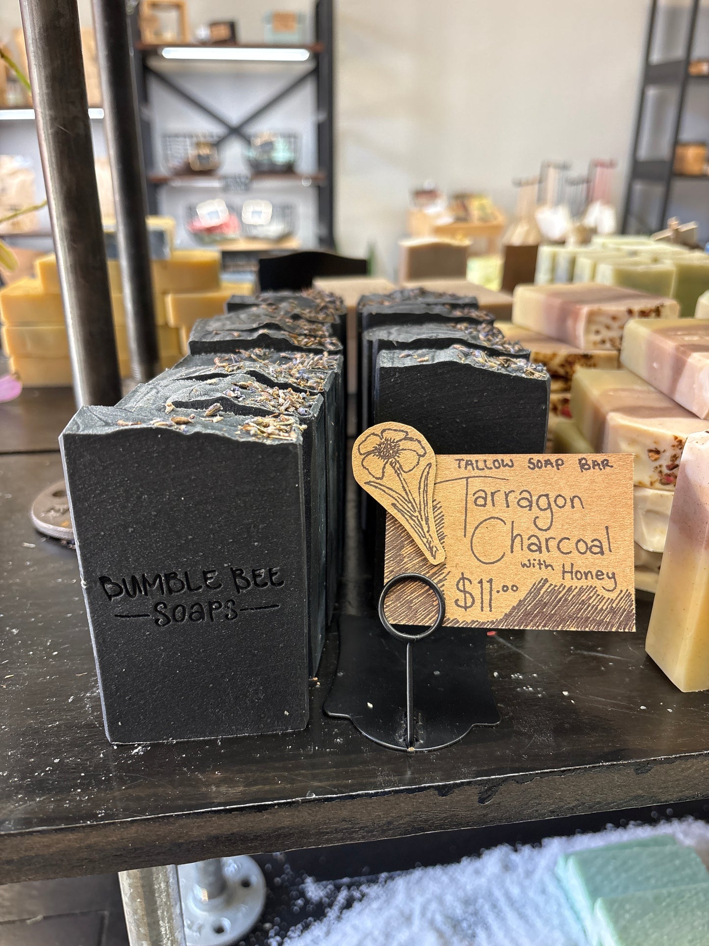 Tarragon Charcoal - Tallow Soap Bar
