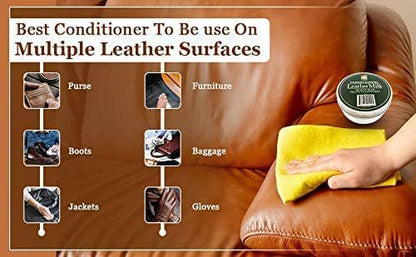 G.B.S Leather Milk Conditioner & Cleaner All Natural, Non-To