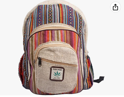 Natural Hemp Backpacks