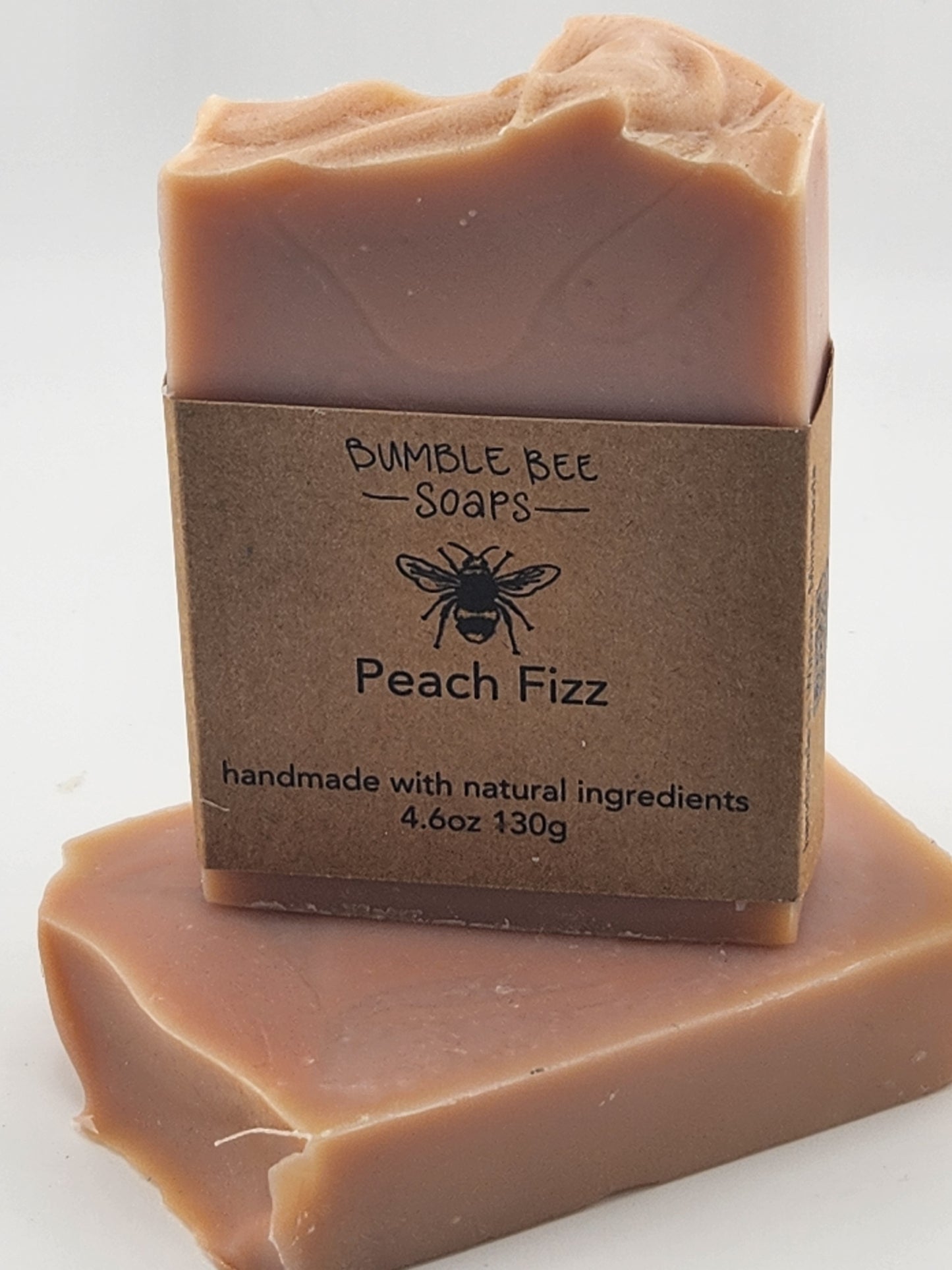 Peach Fizz - Natural Handmade Soap